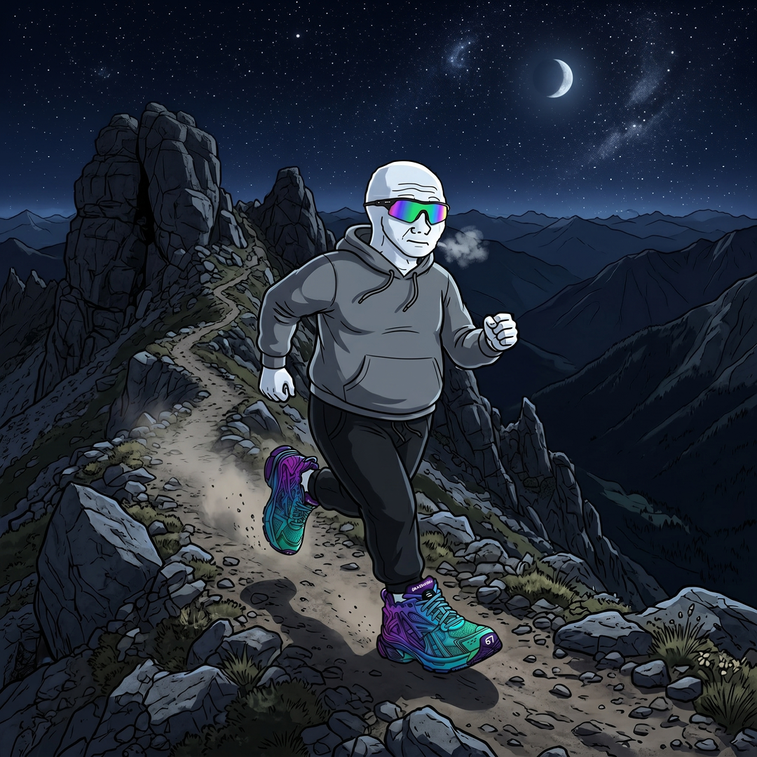 $RUNNER running at night